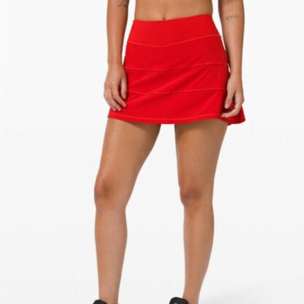 Lululemon Pace Rival Mid Rise Skirt *Long
